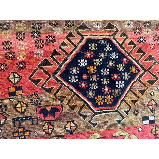 Burnt Orange Antique Caucasian/Kazak Rug, For Sale - Image 8 of 8