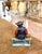 Metal Pair 19th Century French Hand-Painted Cast Iron Figural Bookends For Sale - Image 7 of 9
