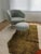 Contemporary Orange Green Color Block Wool Moroccan Rug For Sale - Image 10 of 18