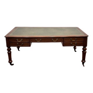 Antique Classic English Writing Desk For Sale