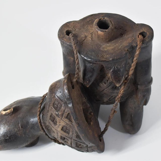 Brown Early 20th Century Villi Medicine Holder Figure For Sale - Image 8 of 8