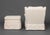 Modern Beige Upholstered Lounge Chair and Ottoman For Sale - Image 9 of 9