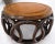 Very Fine Carved Solid Mahogany Round Occasional Coffee Side Center Table For Sale - Image 6 of 10