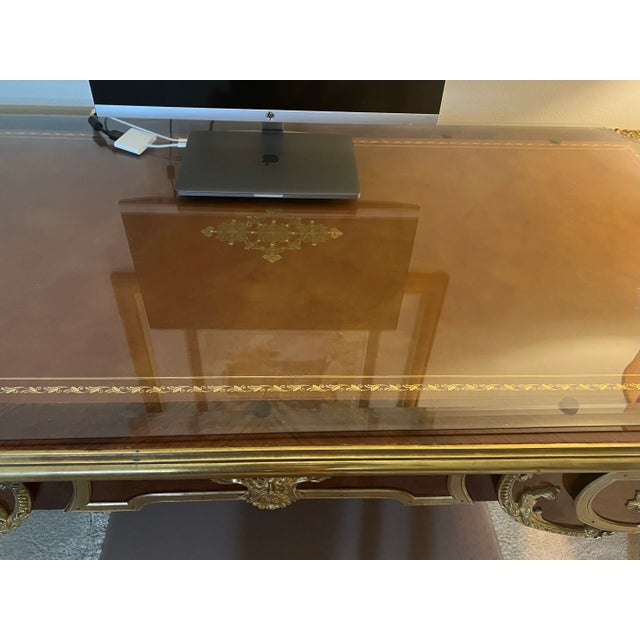 Wood Desk, Louis XV Platt, 19th Century For Sale - Image 7 of 10