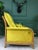 Vintage Yellow Armchair from Cinitique For Sale - Image 4 of 16