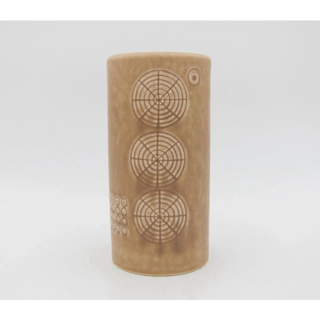 Olle Alberius Olle Alberius Scandinavian Modern Sarek Vase for Rorstrand of Sweden For Sale - Image 4 of 11