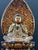 Japanese Japanese Carved Wood Buddha With Gold Leaf & Black Lacquer Mid-20th Century For Sale - Image 3 of 12
