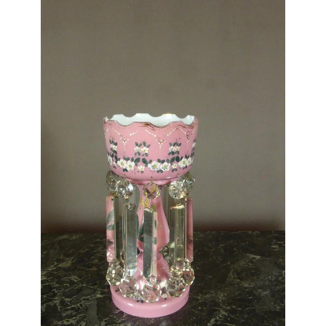 Pink Opaline Pineapple Holder, France, 1890s For Sale - Image 8 of 8
