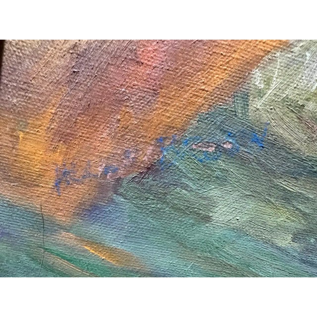 Impasto Impressionistic Painting of Daisies in the Style of Van Gogh For Sale - Image 11 of 13