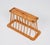 Mid-Century Danish Modern Solid Oak Rectangular Magazine Rack, 1970s For Sale - Image 10 of 18