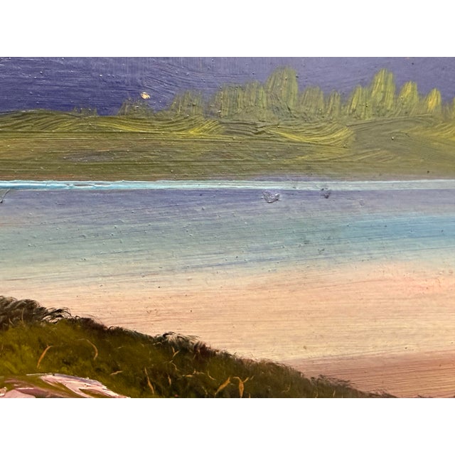 D. Hill Mount Rainier Landscape Oil Painting, Vintage For Sale In San Francisco - Image 6 of 12
