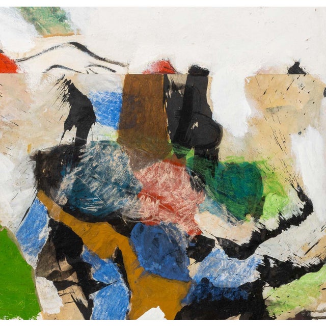 Contemporary Jack Roth Untitled Oil & Collage on Canvas, 1964 For Sale - Image 3 of 9