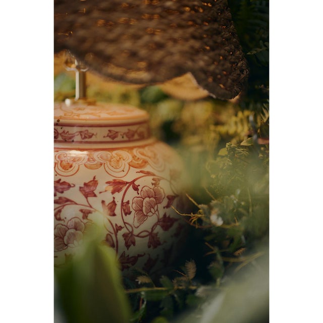 Inspired by the elegance of traditional Chinese porcelain, the grand-scale of the Briar Ceramic Table Lamp brings added...