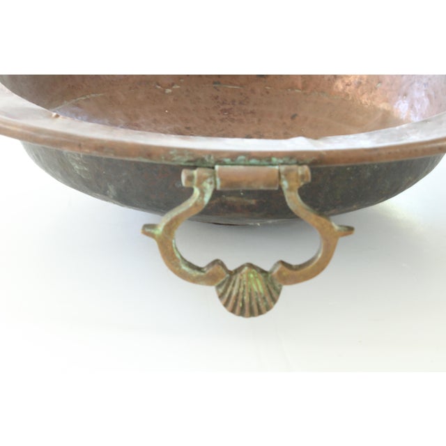 Late 19th Century Hammered Copper Bowl/French Country/Farmhouse For Sale In Los Angeles - Image 6 of 8