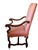 French Early 19th Century French Walnut Open Armchair For Sale - Image 3 of 9