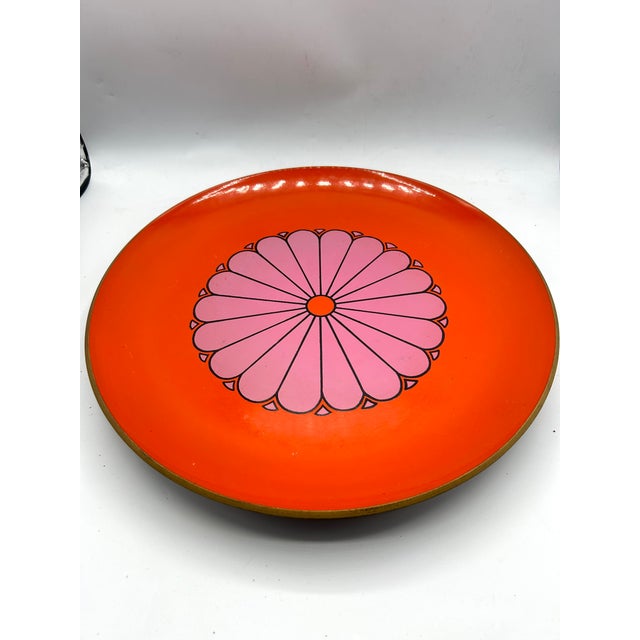 Vintage CTO Japan Melamine Flower Power Plates and Serving Platters, Set of 10 For Sale - Image 4 of 17