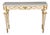 Italian Louis XVI Style Parcel Gilt Marble Top Console Table For Sale