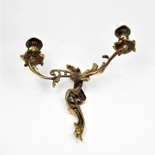 1960s Rococo Style Wall Light For Sale - Image 5 of 6