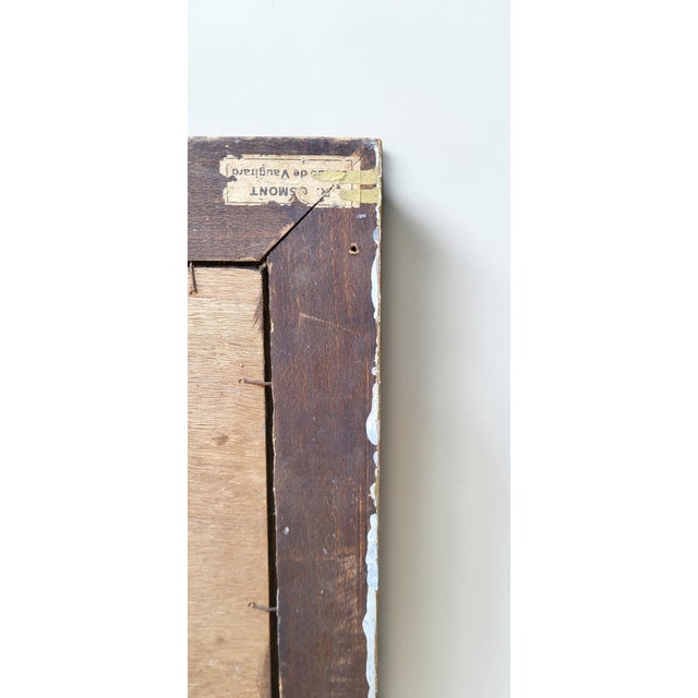 Wood Louis Philippe Style Stucco and Gilt Wood Mirror, 1890s For Sale - Image 7 of 8