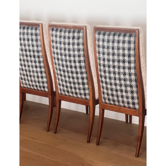 Wood Mid 20th Century Dining Chairs By Jules Huemann For Metropolitan - Set of 8 For Sale - Image 7 of 12
