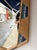 Contemporary Asymmetrical Mirror Rattan Marquetry and Enamel Metal. Italy For Sale - Image 6 of 12