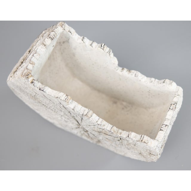 Vintage French Faux Bois Planter For Sale In Houston - Image 6 of 8