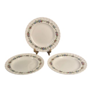 Vintage Spode Copeland England Felicity Floral Pattern Plates Platters - Set of 3 For Sale