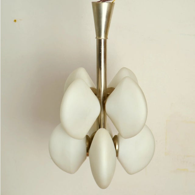 Sputnik Pendant with Opalescent Shades, 1960s For Sale - Image 9 of 13
