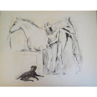 Marcel Vertès, Circus Lovers (Horse & Dog) For Sale