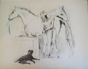Marcel Vertès, Circus Lovers (Horse & Dog)
