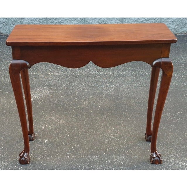 19th Century Chippendale Style Mahogany Console Table For Sale - Image 4 of 8