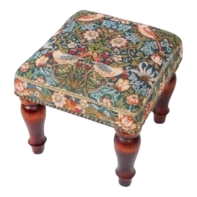 00 Strawberry Thief Medium Stool For Sale