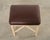 McGuire McGuire Organic Modern Lacquered Rattan Foot Stool Bench For Sale - Image 4 of 18