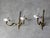 Mid-Century Italian Brass and Ceramic Sconces, Set of 2 For Sale - Image 10 of 13