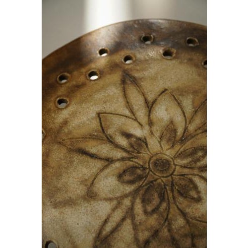 Mid-Century Danish Organic Sculptural Ceramic Wall Sconce, 1970s For Sale - Image 14 of 18