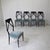 Chairs attributed to Vittorio Dassi for Dassi Mobili Moderni, 1950s, Set of 5 For Sale - Image 9 of 11
