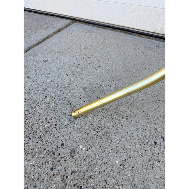 Mid 20th Century Vintage Mid Century Modern Brass Coat Rack For Sale - Image 9 of 11