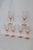 Pink Early 20th Century Pink Stem Depression Glass Ribbed Glassware Wine Water Drink Goblets 4752b - 6pc For Sale - Image 8 of 15