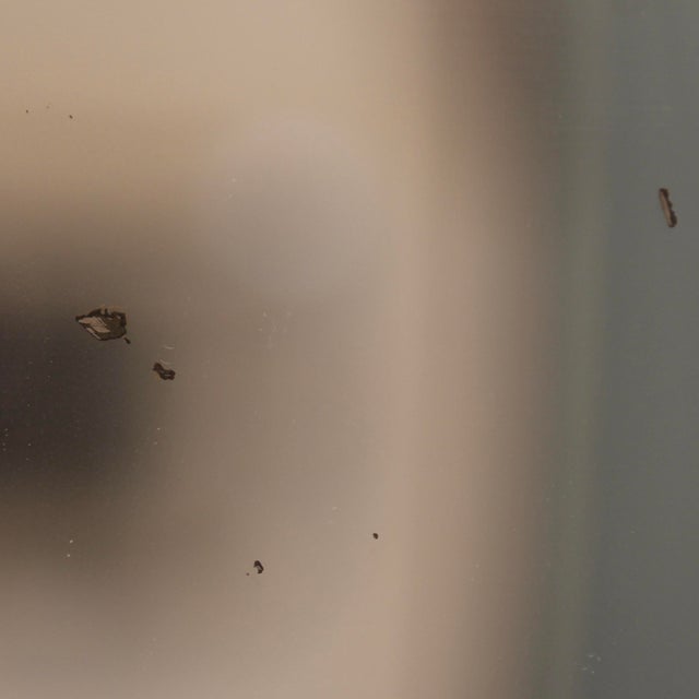 French Art Deco Aluminum Coat Rack with Mirror, 1940s For Sale - Image 11 of 12