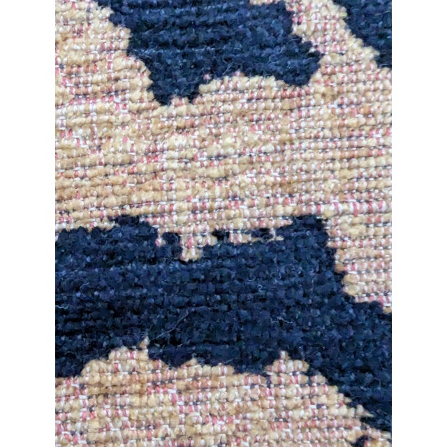 Vintage 1990s Lee Jofa Tiger Woven Jacquard Throw 50"x123" Designer Fabric For Sale - Image 4 of 10