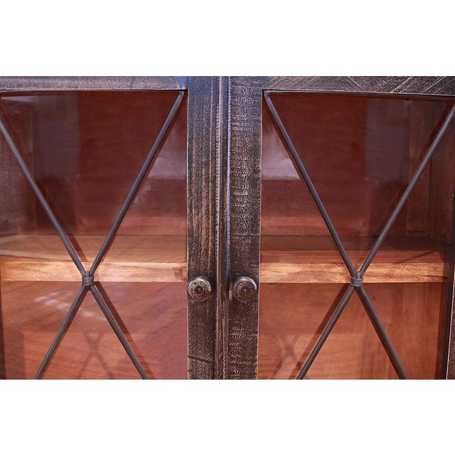 Greenview Charcoal Console Cabinet - 71" For Sale In Chicago - Image 6 of 7