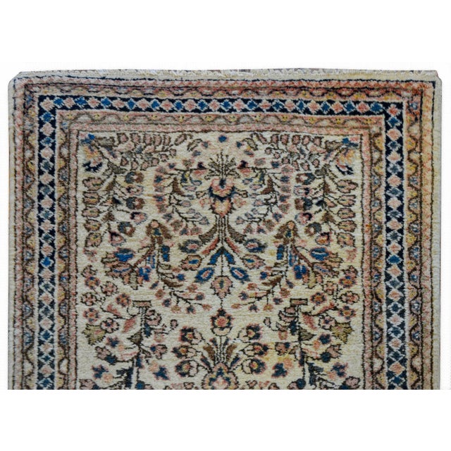 Tribal Early 20th Century Vintage Sarouk Rug For Sale - Image 3 of 11
