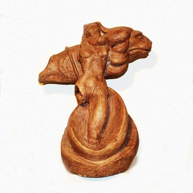 Toni Boni, Lion Tamer, 1950s, Terracotta Sculpture For Sale - Image 3 of 6