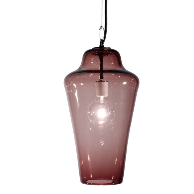 Not Yet Made - Made To Order Lavra Pendant Light from the Versuvius Collection in Amethyst For Sale - Image 5 of 5