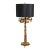 Palm Frond Lamp Gilt-Metal Attributed to Maison Jansen For Sale