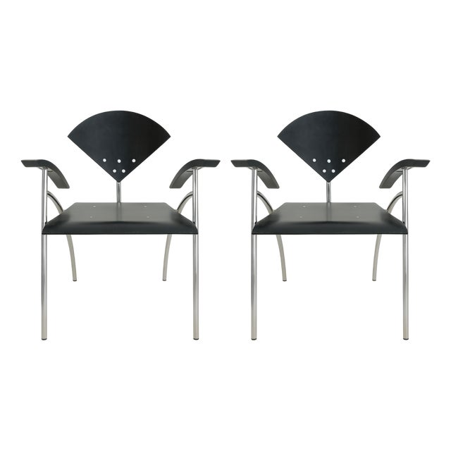 Vintage Chairs in the style of Kamnik, 1990s, Set of 2 For Sale