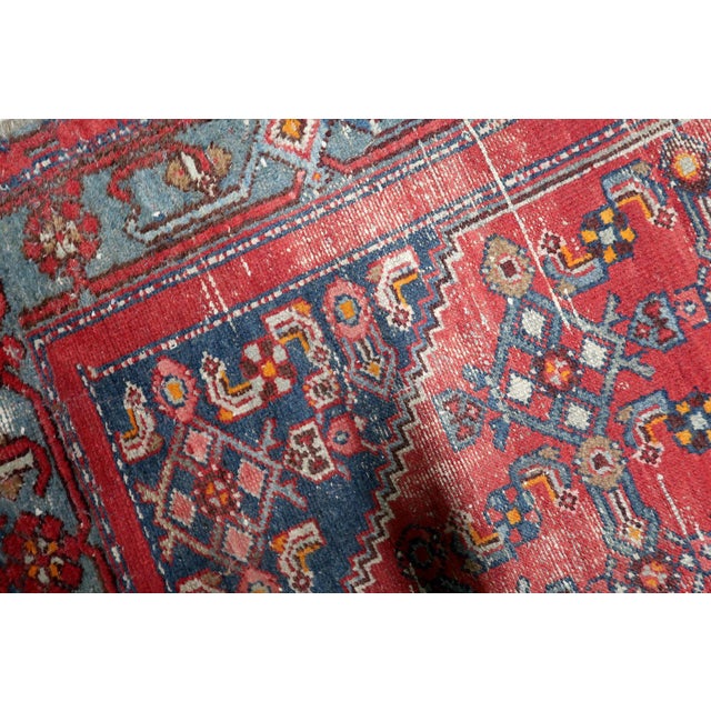 1920s, Antique Persian Hamadan Handmade Rug 4 X 7 For Sale In New York - Image 6 of 13