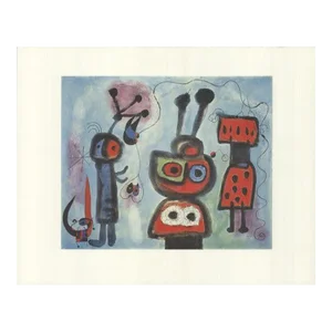 Joan Miro the Bird With a Calm Look, It' Wings in Flames, 1990