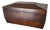 19th Century English Regency Sarcophagus Form Mahogany Tea Caddy Box For Sale