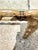 Mid 20th Century Mid-Century Modern Feathered Interlocking Chain Link Coffee Table in Gold Finish For Sale - Image 5 of 10